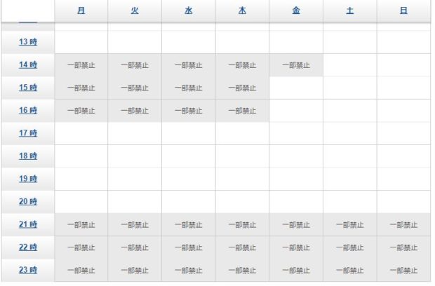 安心設定時刻